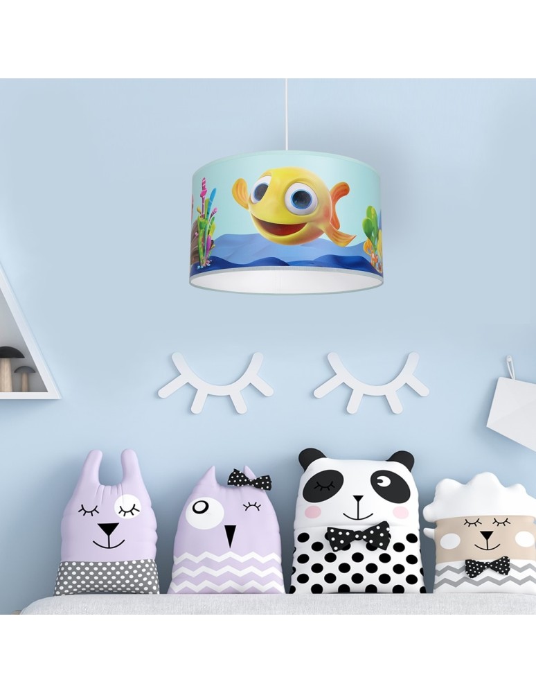Children's pendant lamps - Milagro MiniMini FISH pendant lamp 1xE27 MLP6800 - product kolory-swiatla.pl 10