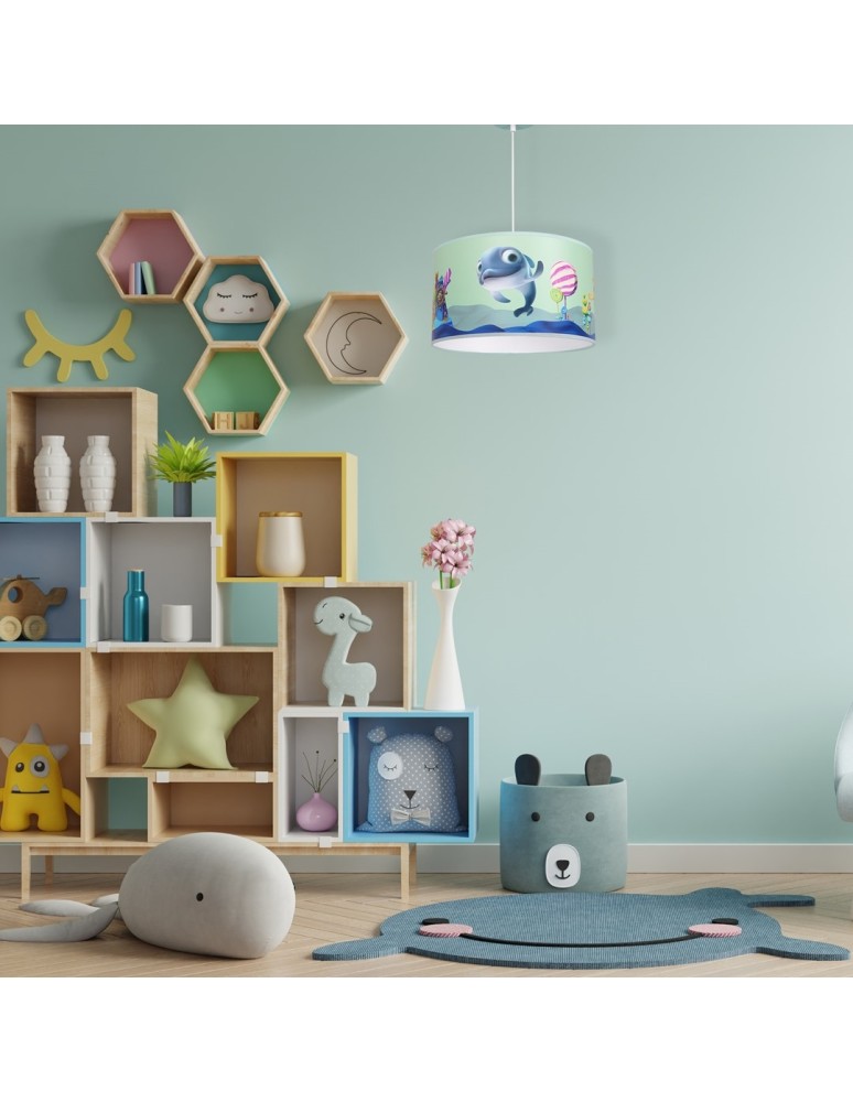 Children's pendant lamps - Milagro DELFINKA FINKA MiniMini pendant lamp 1xE27 MLP6802 - product kolory-swiatla.pl 4