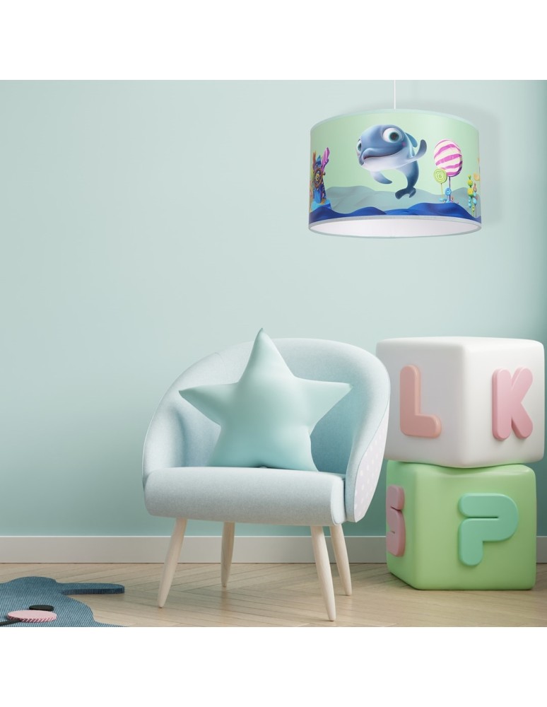 Children's pendant lamps - Milagro DELFINKA FINKA MiniMini pendant lamp 1xE27 MLP6802 - product kolory-swiatla.pl 8