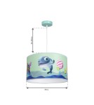 Children's pendant lamps - Milagro DELFINKA FINKA MiniMini pendant lamp 1xE27 MLP6802 - product 9