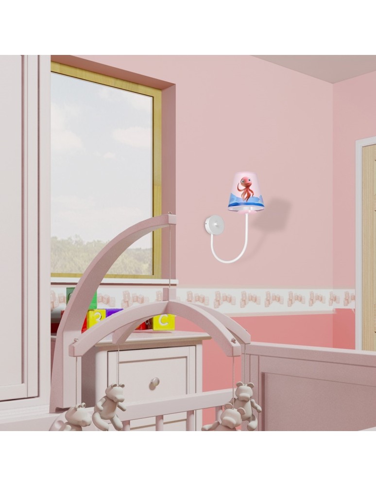 Children's wall lamps - Milagro LOLA MiniMini octopus wall lamp 1xE14 MLP6807 - product kolory-swiatla.pl 3