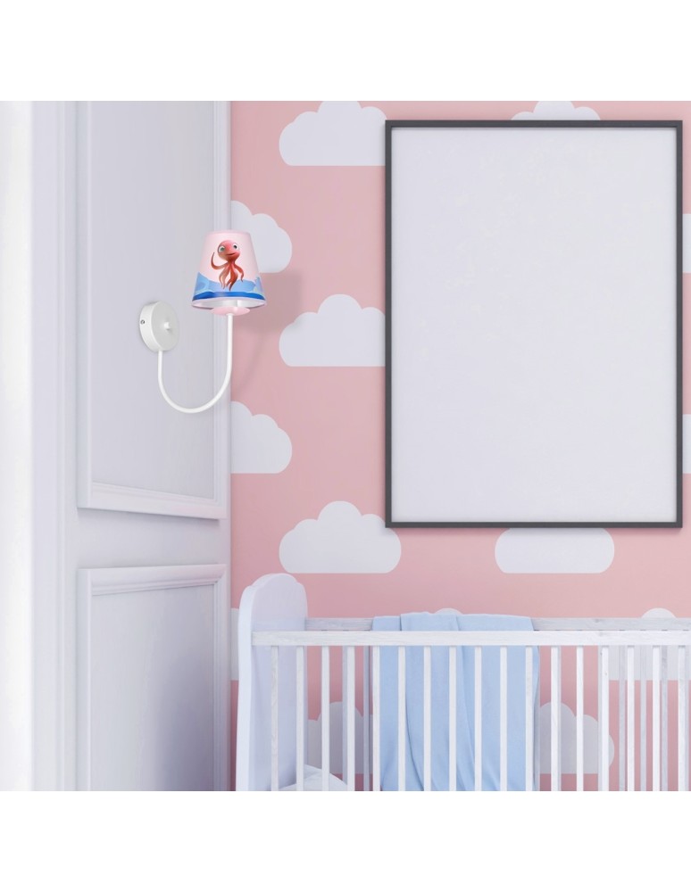 Children's wall lamps - Milagro LOLA MiniMini octopus wall lamp 1xE14 MLP6807 - product kolory-swiatla.pl 6