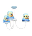 Children's pendant lamps - Milagro MiniMini 3xE14 FISH chandelier MLP6809 - product 1