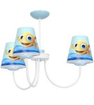 Children's pendant lamps - Milagro MiniMini 3xE14 FISH chandelier MLP6809 - product 2