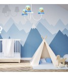 Children's pendant lamps - Milagro MiniMini 3xE14 FISH chandelier MLP6809 - product 5