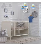 Children's pendant lamps - Milagro MiniMini 3xE14 FISH chandelier MLP6809 - product 6