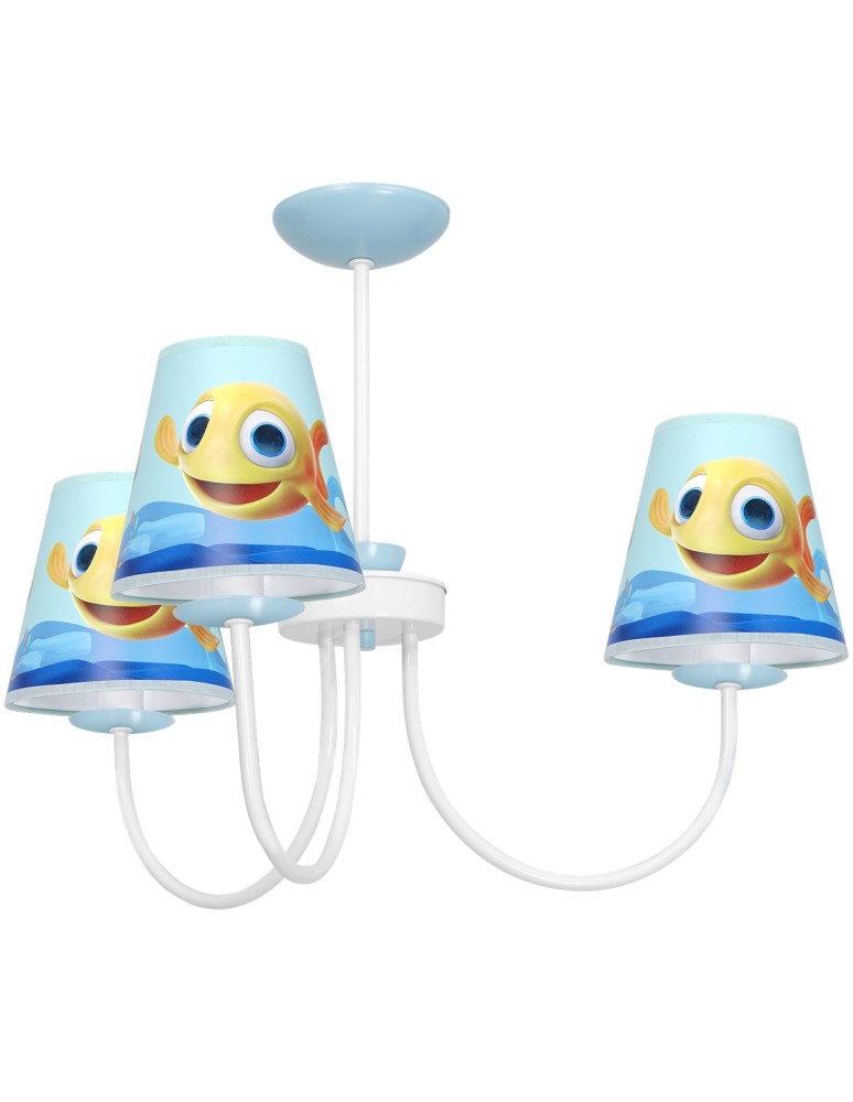 Children's pendant lamps - Milagro MiniMini 3xE14 FISH chandelier MLP6809 - product kolory-swiatla.pl 8
