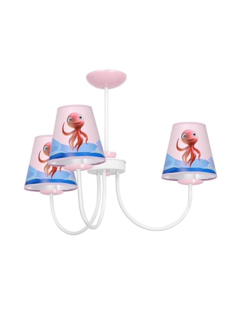 Children's pendant lamps - Milagro LOLA MiniMini Octopus Chandelier 3xE14 MLP6810. - product kolory-swiatla.pl 1