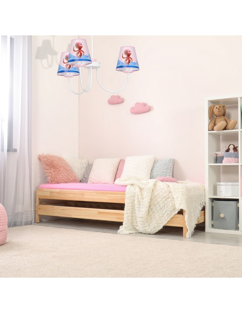 Children's pendant lamps - Milagro LOLA MiniMini Octopus Chandelier 3xE14 MLP6810. - product kolory-swiatla.pl 4