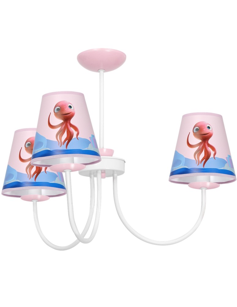 Children's pendant lamps - Milagro LOLA MiniMini Octopus Chandelier 3xE14 MLP6810. - product kolory-swiatla.pl 8