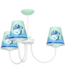 Children's pendant lamps - Milagro DELFINKA FINKA MiniMini 3xE14 chandelier MLP6811 - product 1