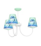 Children's pendant lamps - Milagro DELFINKA FINKA MiniMini 3xE14 chandelier MLP6811 - product 2