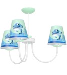 Children's pendant lamps - Milagro DELFINKA FINKA MiniMini 3xE14 chandelier MLP6811 - product 3