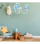 Children's pendant lamps - Milagro DELFINKA FINKA MiniMini 3xE14 chandelier MLP6811 - product 7