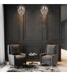 Glamour wall lamps - Milagro Wall lamp GRACE CHROME 2xE14 ML6934 - product 3