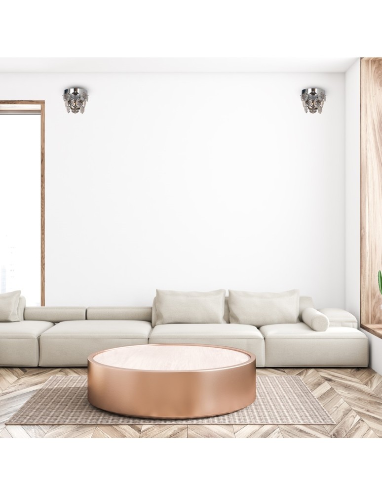 Glamour wall lamps - Milagro Wall lamp GRACE CHROME 2xE14 ML6934 - product kolory-swiatla.pl 6