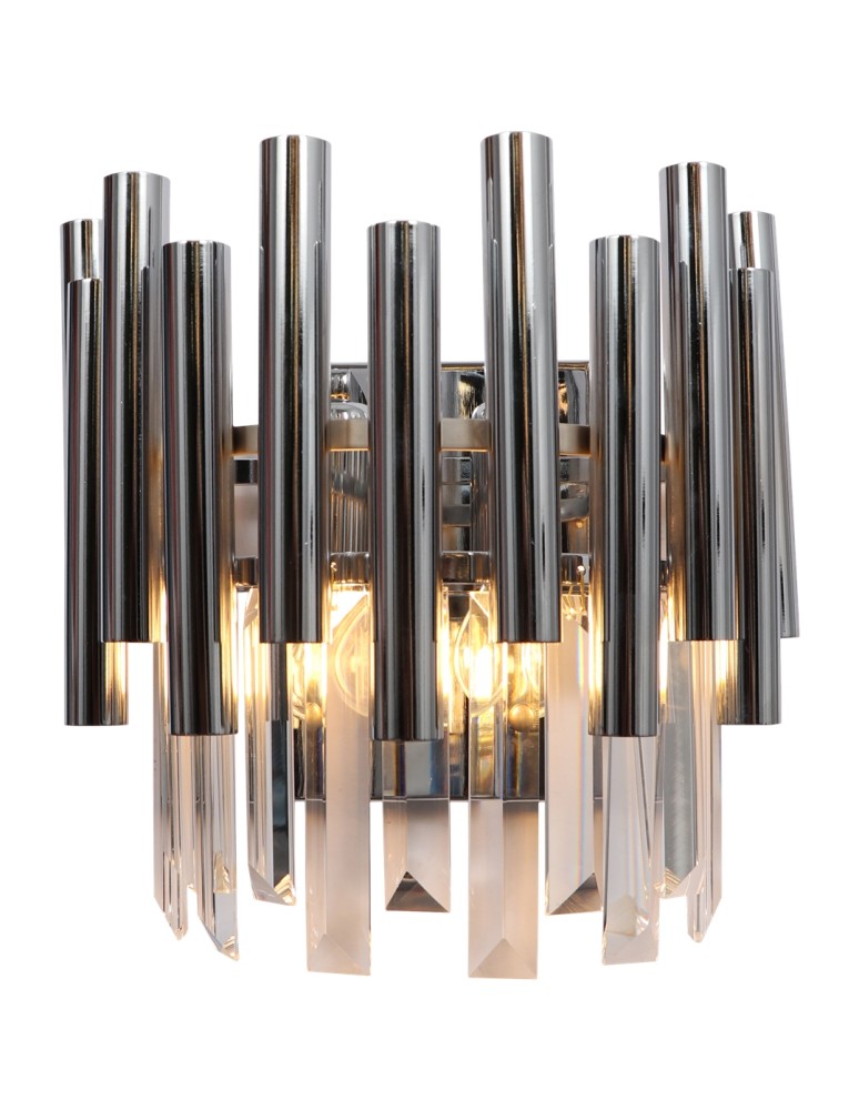 Glamour wall lamps - Milagro Wall lamp MADISON CHROME 2xE14 ML6936 - product kolory-swiatla.pl 7