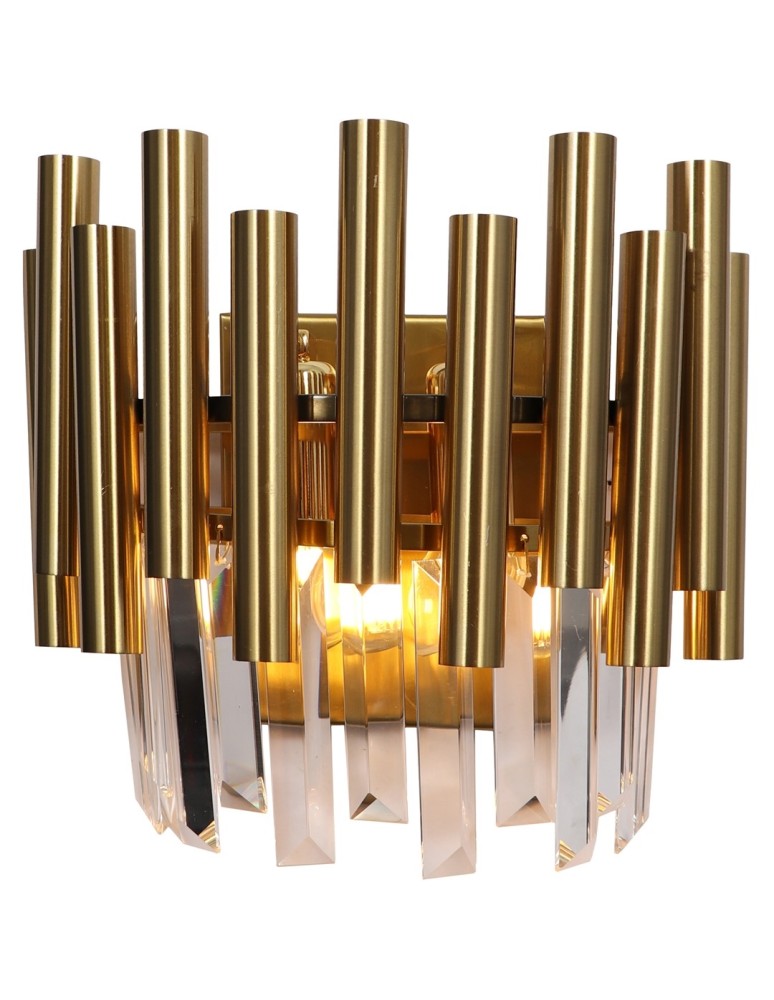 Glamour wall lamps - Milagro Wall lamp MADISON GOLD 2xE14 ML6937 - product kolory-swiatla.pl 2