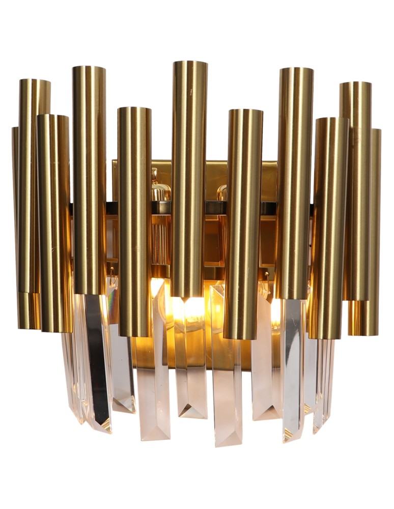 Glamour wall lamps - Milagro Wall lamp MADISON GOLD 2xE14 ML6937 - product kolory-swiatla.pl 7
