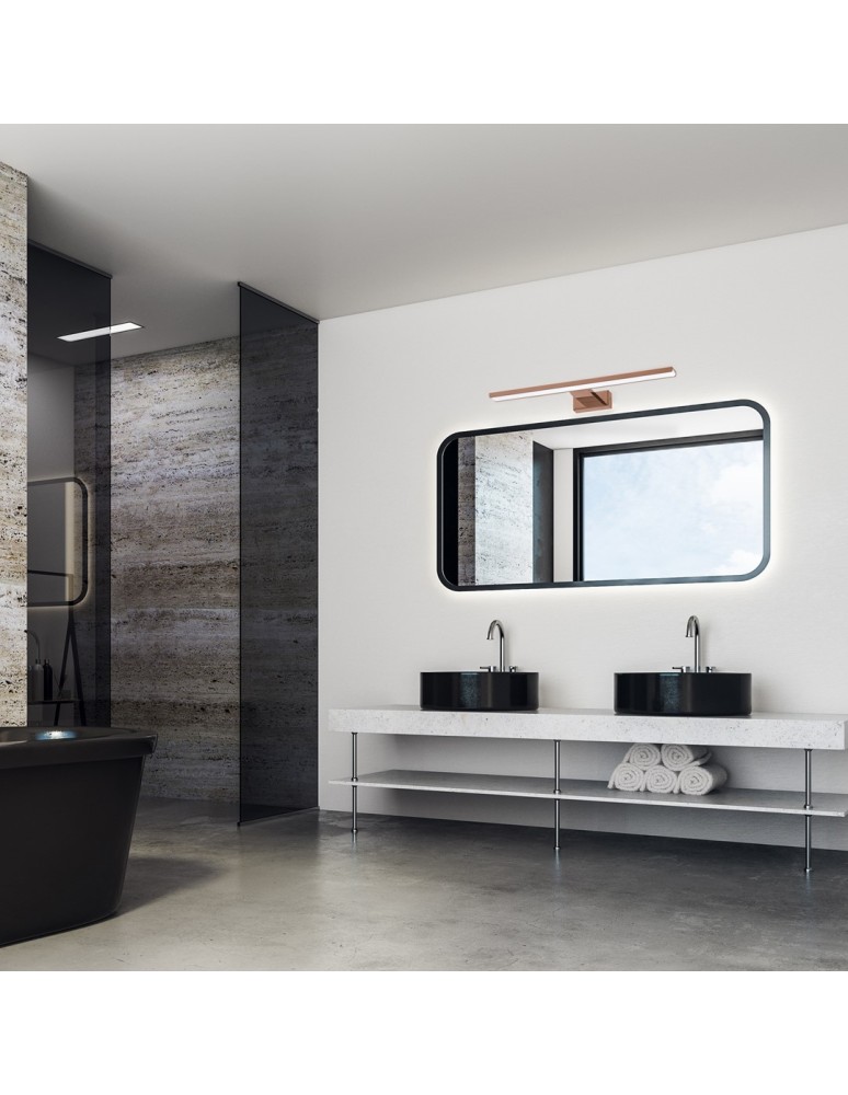 Bathroom wall lamps - Milagro Wall lamp SHINE ROSE GOLD 60cm 13,8W LED ML7041 - product kolory-swiatla.pl 3