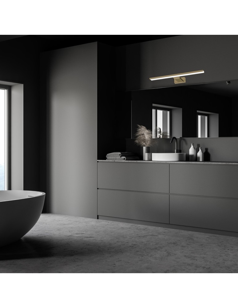 Bathroom wall lamps - Milagro Wall lamp SHINE BRASS 60cm 13,8W LED ML7042 - product kolory-swiatla.pl 5