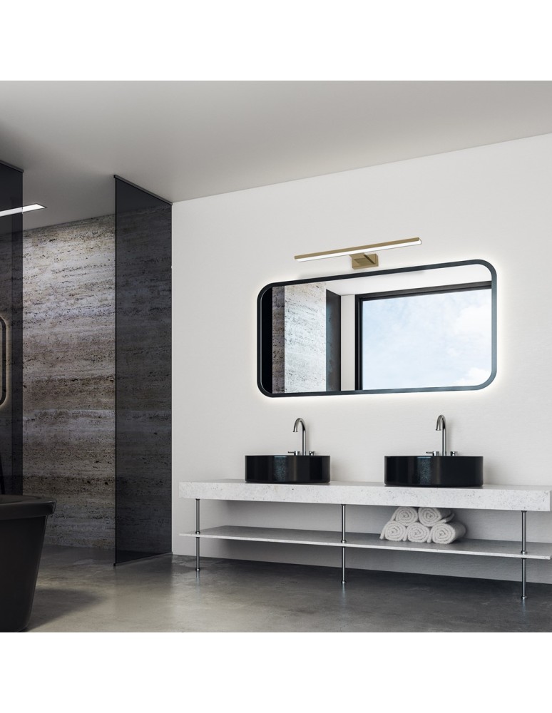 Bathroom wall lamps - Milagro Wall lamp SHINE BRASS 60cm 13,8W LED ML7042 - product kolory-swiatla.pl 6