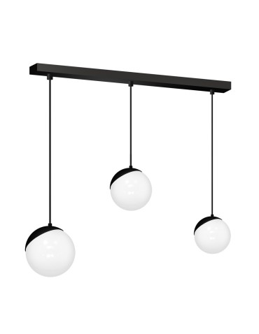 Milagro SFERA BLACK 3xE14 pendant lamp MLP7237