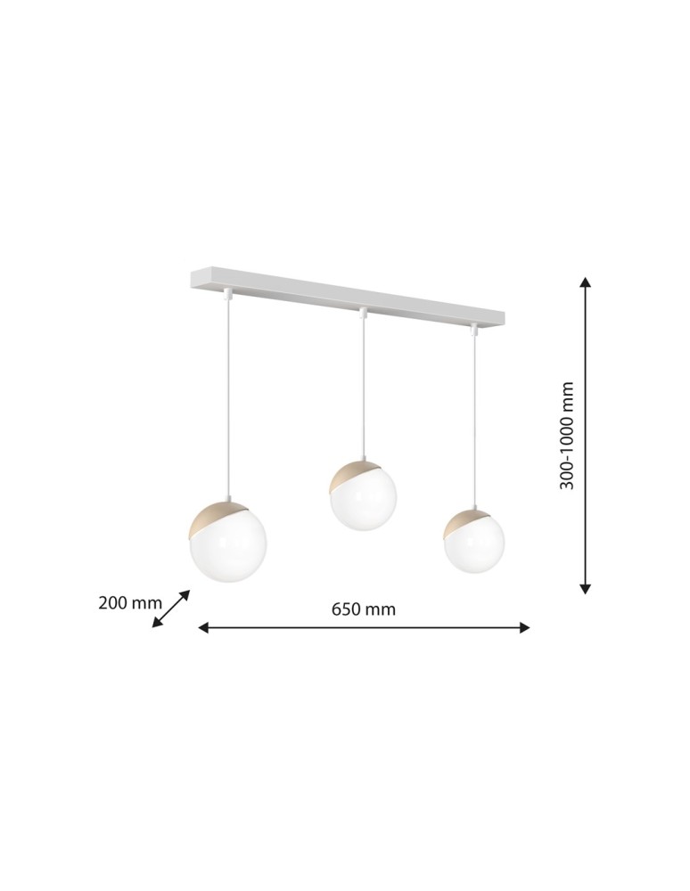 Product categories - Milagro SFERA WOOD 3xE14 pendant lamp MLP7236 - product kolory-swiatla.pl 5