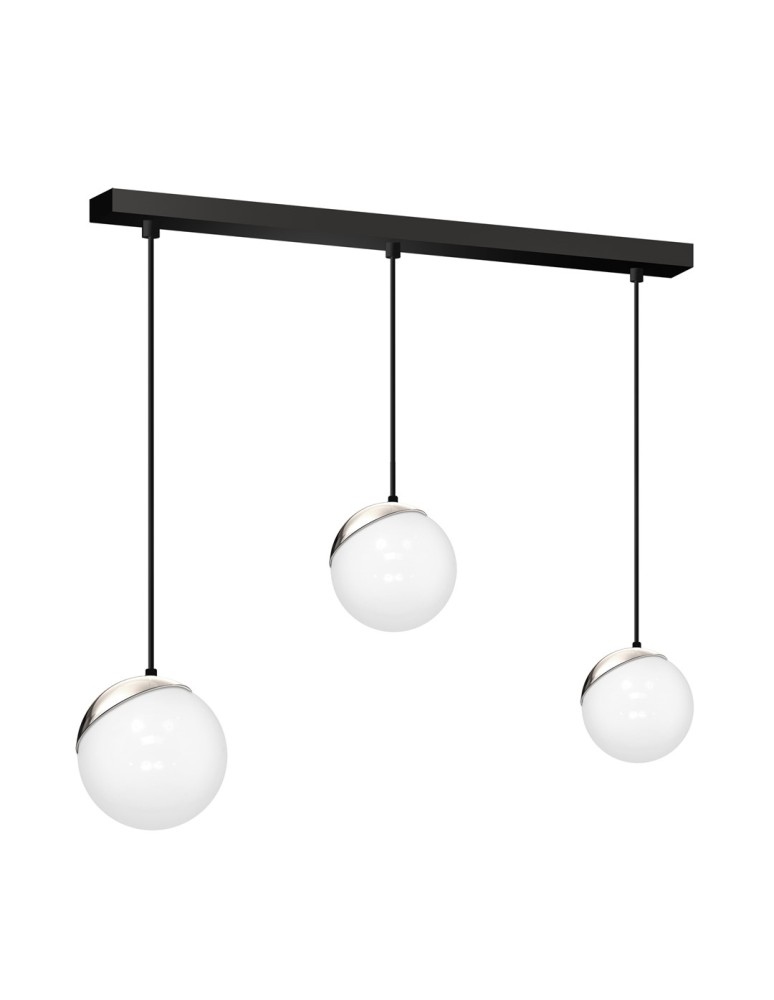 Pendant lamps on a strip - Milagro SFERA 3xE14 pendant lamp MLP7238 - product kolory-swiatla.pl 1
