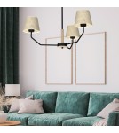 Milagro Lampa wisząca ETNA Black 3xE27 MLP7276