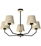 Milagro Lampa wisząca ETNA Black 5xE27 MLP7277