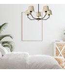 Milagro Lampa wisząca ETNA Black 5xE27 MLP7277