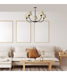 Milagro Lampa wisząca ETNA Black 5xE27 MLP7277