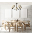 Milagro Lampa wisząca ETNA Black 5xE27 MLP7277