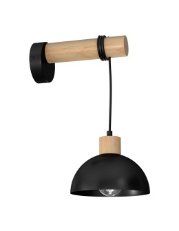 Milagro Kinkiet ERIK Black/Wood 1XE27 MLP7224 - produkt 2