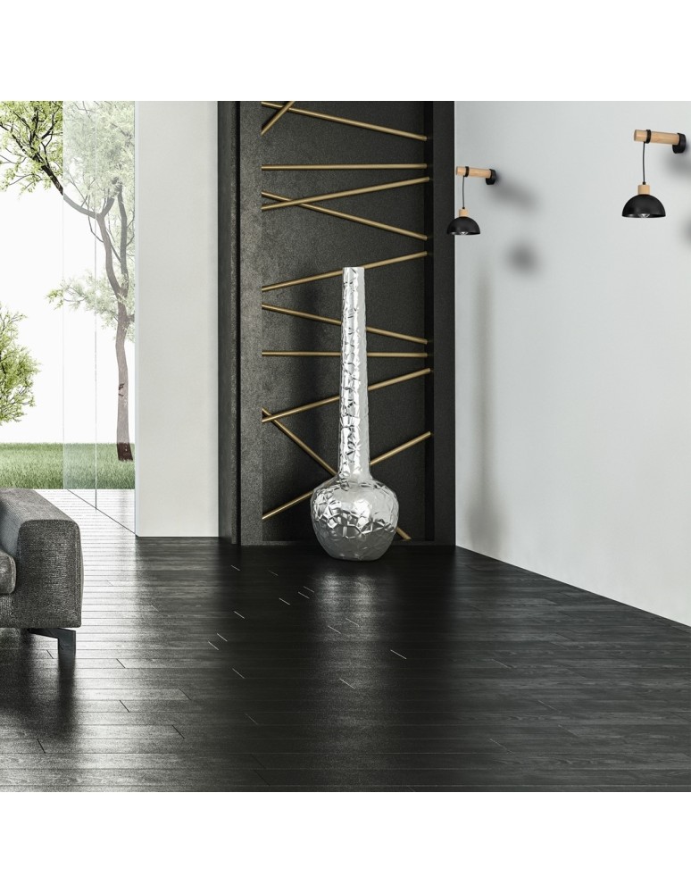 Loft wall lamps - industrial - Milagro Wall lamp ERIK Black/Wood 1XE27 MLP7224 - product kolory-swiatla.pl 4