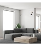 Loft wall lamps - industrial - Milagro Wall lamp ERIK Black/Wood 1XE27 MLP7224 - product 6