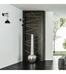 Loft wall lamps - industrial - Milagro Wall lamp ERIK Sawn black/Patinated wood 1XE27 MLP7638 - product 3