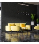 Pendant lamps on a strip - Milagro ERIK Sawn black/Patinated wood pendant lamp 5XE27 MLP7641 - product 9