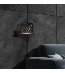 Wall lamps - Milagro Wall lamp SENSO Black/Gold 1xE27 MLP7290 - product 5