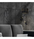 Reading wall lamps - Milagro Wall lamp SENSO Black/Gold 1xE27 + 1x mini GU10 MLP7291 - product 6