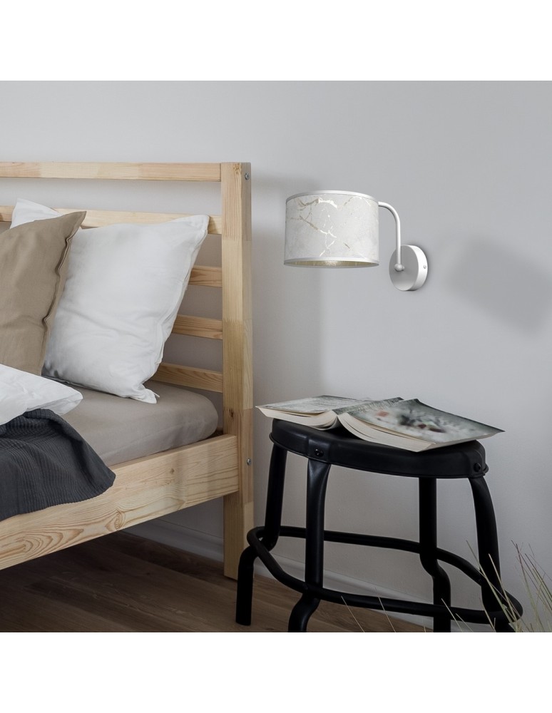 Milagro Kinkiet SENSO White/Gold 1xE27 MLP7301