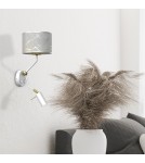 Reading wall lamps - Milagro Wall lamp SENSO White/Gold 1xE27 + 1x mini GU10 MLP7302 - product 3