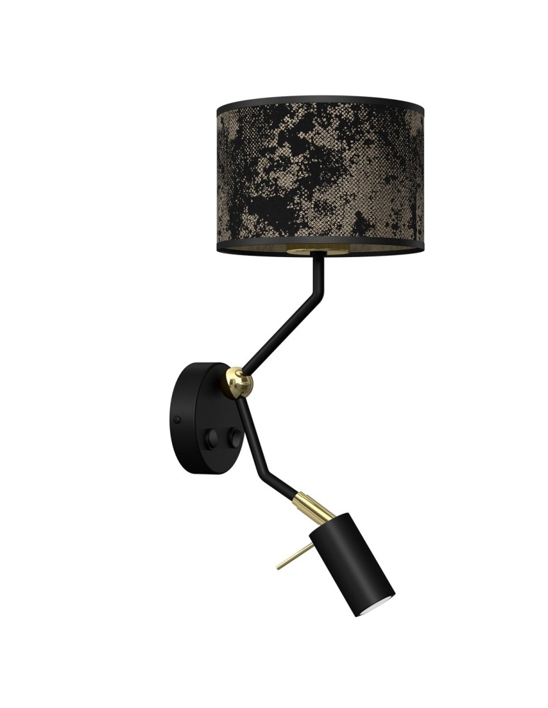 Reading wall lamps - Milagro Wall lamp SATINO GOLD 1xE27+1x mini GU10 MLP7313 - product kolory-swiatla.pl 1