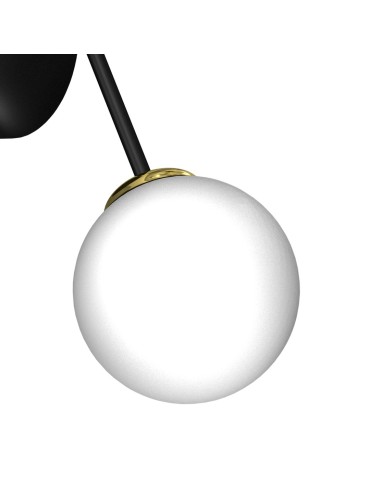 Milagro Wall lamp JOY BLACK / GOLD 2xE14 MLP7458 - product 2