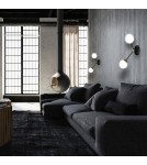 Milagro Kinkiet JOY BLACK / GOLD 2xE14 MLP7458