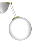 Wall lamps - Milagro Wall lamp JOY WHITE / GOLD 2xE14 MLP7462 - product 2