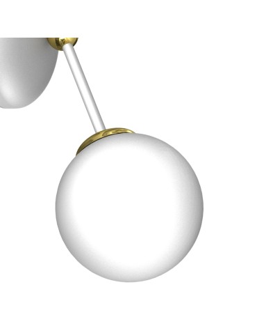 Milagro Kinkiet JOY WHITE / GOLD 2xE14 MLP7462 - produkt 2