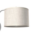 Wall lamps with lampshade - Milagro Wall lamp LINO WHITE / LEN 1xE27 MLP7493 - product 2