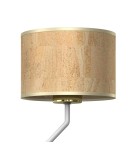 Reading wall lamps - Milagro Wall lamp CORK White/Cork 1xE27 + Mini GU10 MLP7516 - product 2